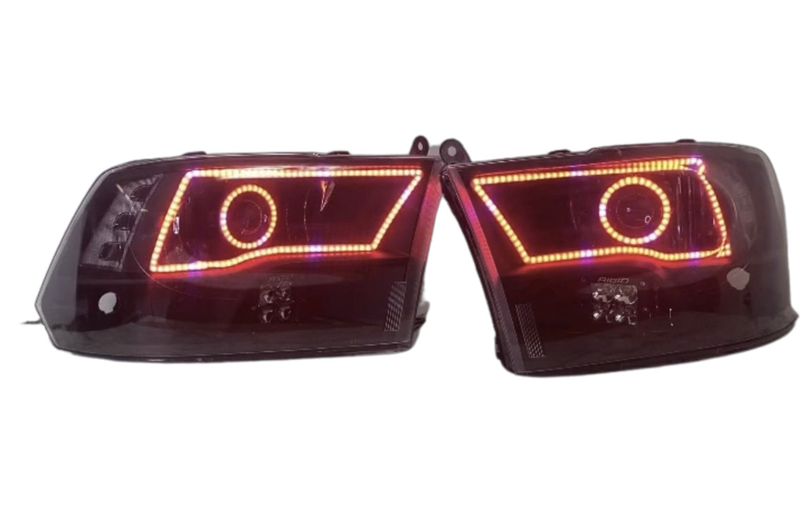 2009-2017 Dodge Ram Quad Headlights - PRIMO DYNAMIC