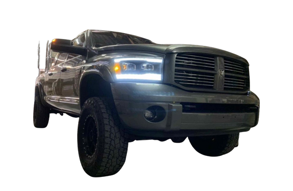 Alpharex Nova-Series LED Projector Headlights For 06-08 Dodge Ram 1500/2500