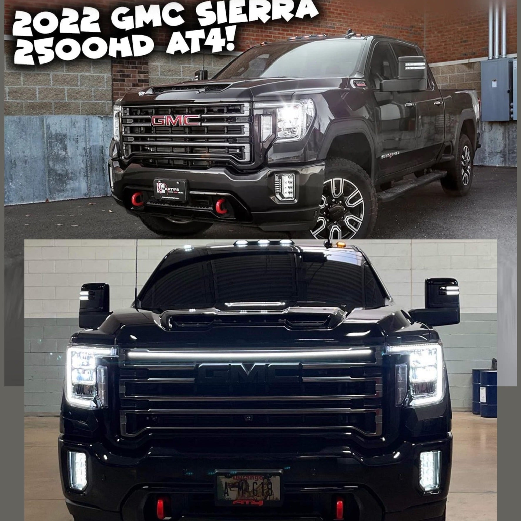 2020-2023 GMC Sierra 2500 AT4 Grille Light Power Bar - PRIMO DYNAMIC