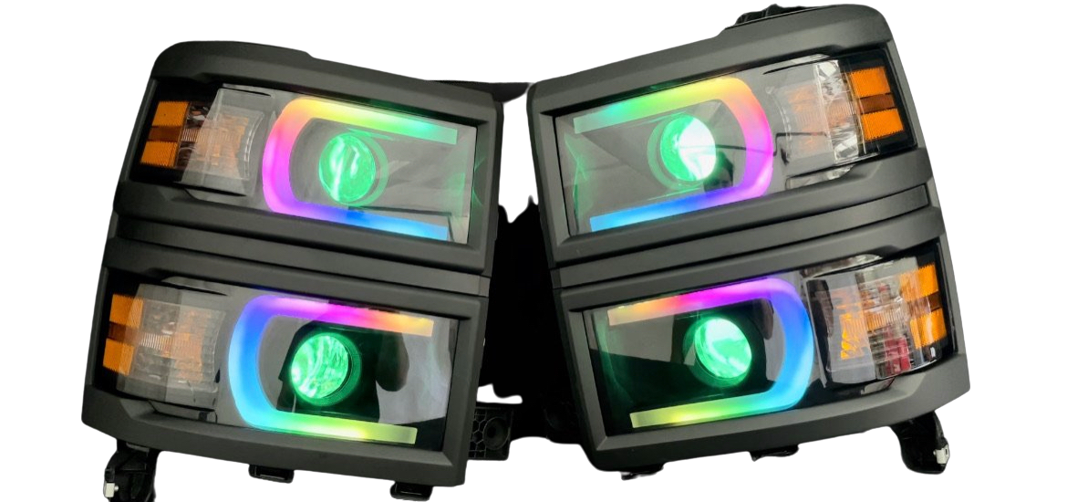 2014-2015 1500 Chevy Silverado "Cyclops Edition" Headlights - PRIMO DYNAMIC