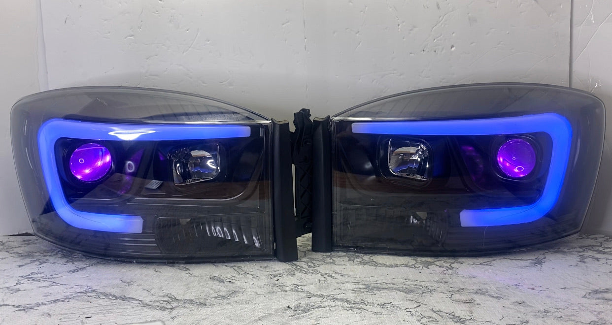 dodge ram 06-08 prebuilt custom headlight - PRIMO DYNAMIC