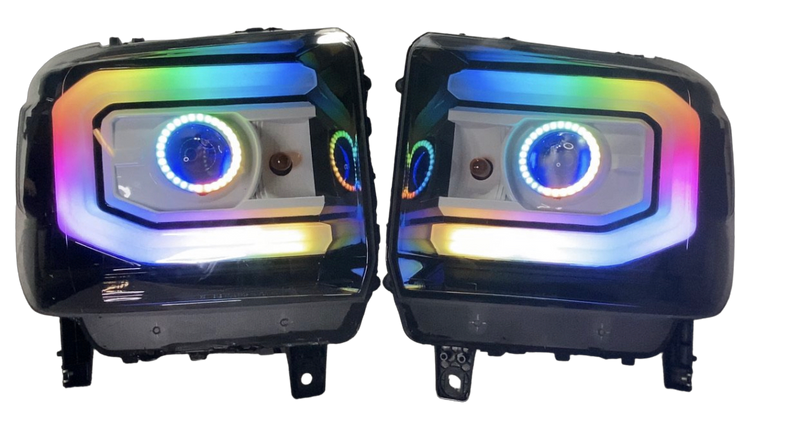 2014-2016 GMC Sierra C-bar Edition Headlights - PRIMO DYNAMIC