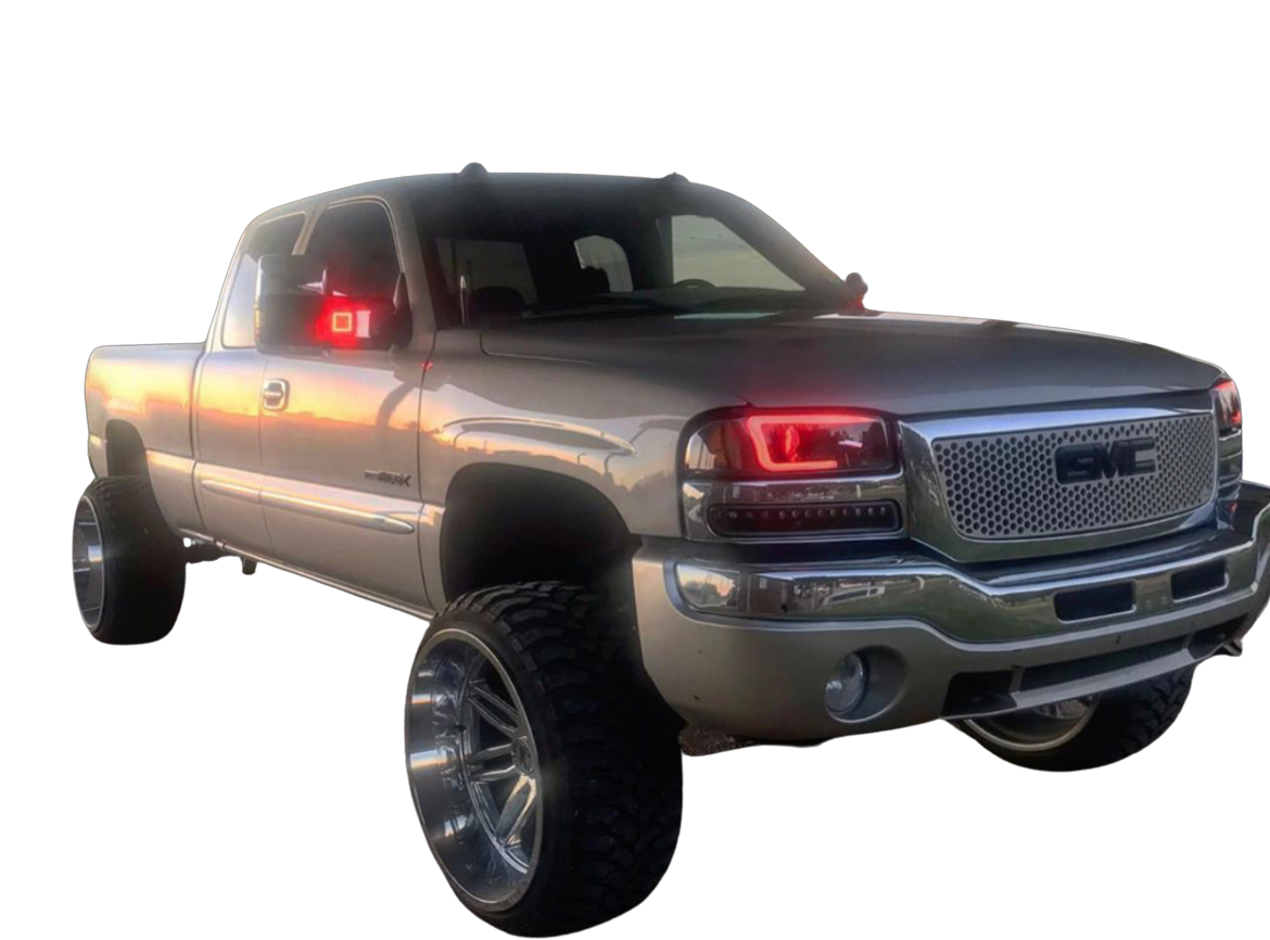 1999-2006 GMC Sierra Cyclops Headlights - PRIMO DYNAMIC