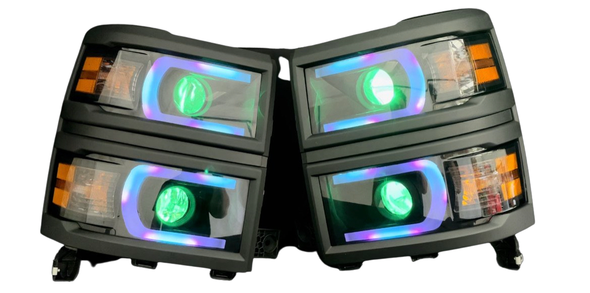 2014-2015 1500 Chevy Silverado "Cyclops Edition" Headlights - PRIMO DYNAMIC