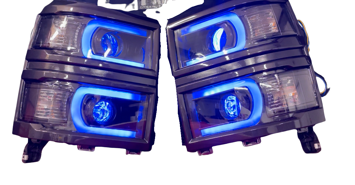 2014-2015 1500 Chevy Silverado "Cyclops Edition" Headlights - PRIMO DYNAMIC