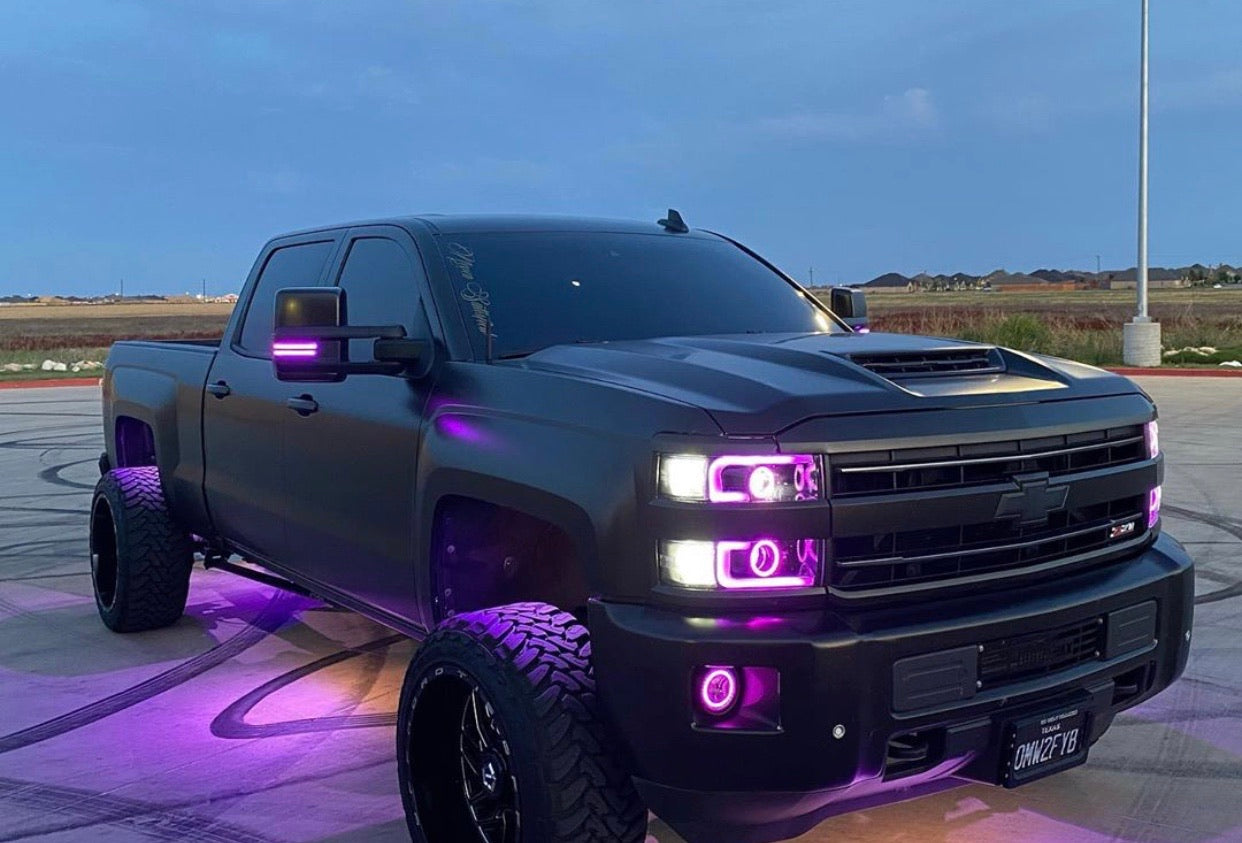 2015-2018 2500/3500 Chevy Silverado "Cyclops Edition" Headlights - PRIMO DYNAMIC