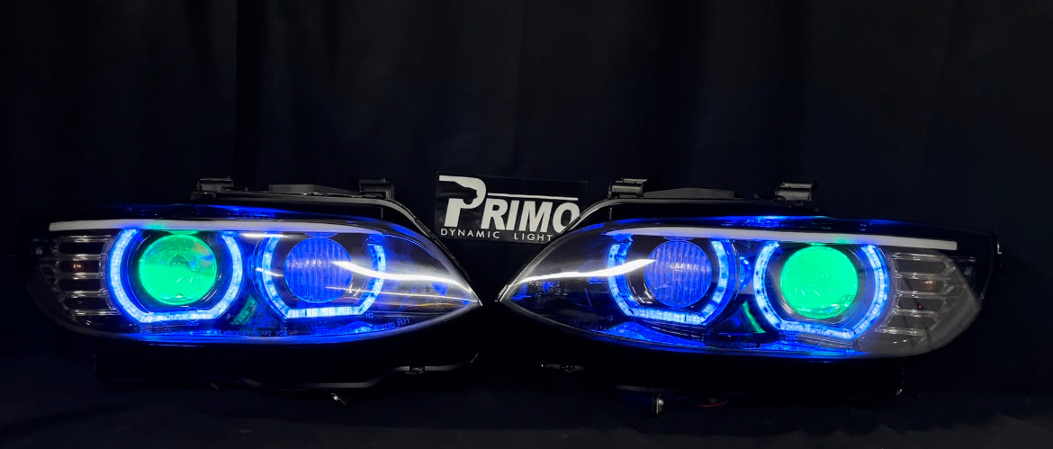 2007-2010 BMW E92/E93/328i/335i/M3/Coupe LED DRL Headlights - PRIMO DYNAMIC