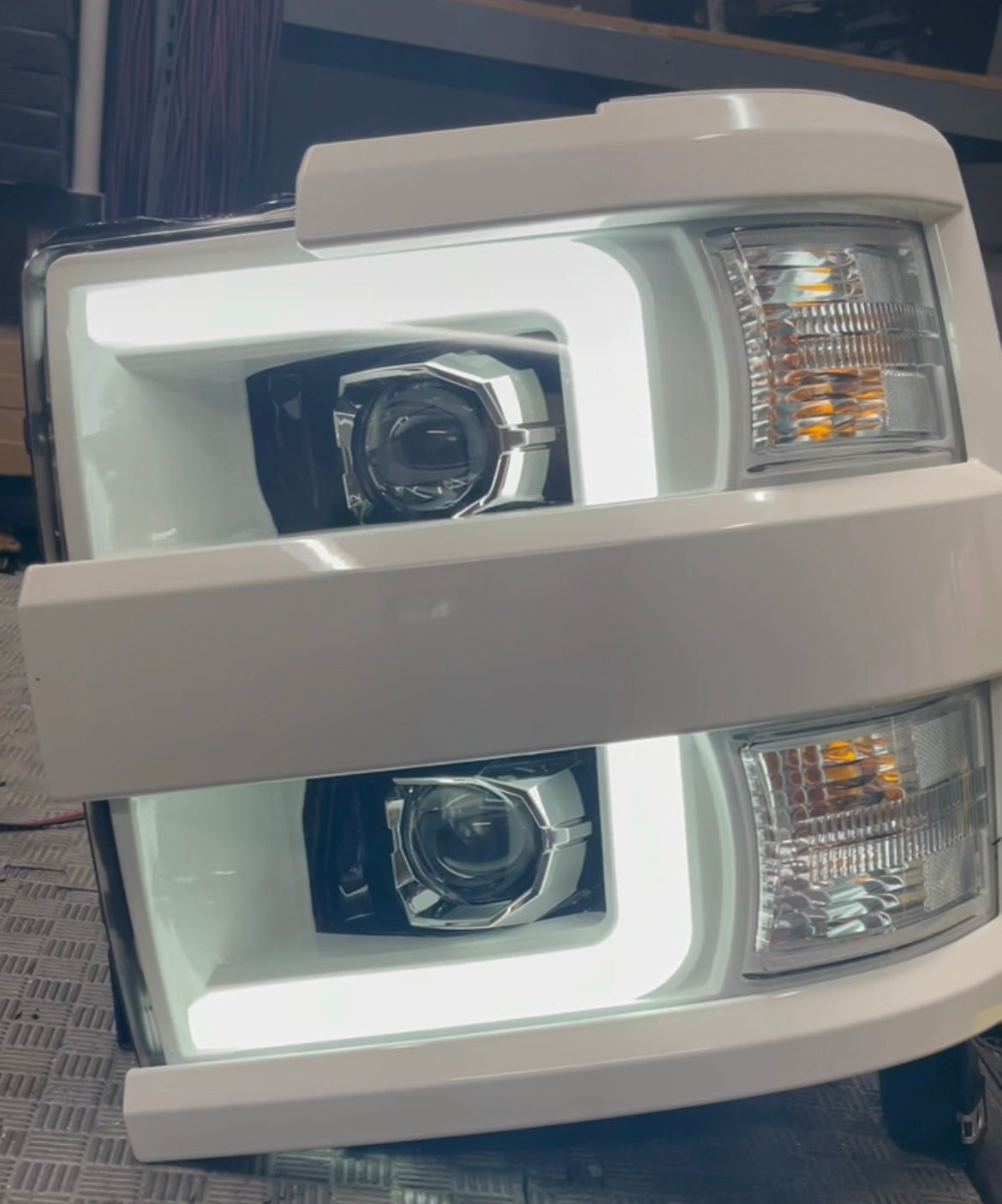 2015-2019 2500/3500 Chevy Silverado "AlphaRex Edition" Headlights - PRIMO DYNAMIC