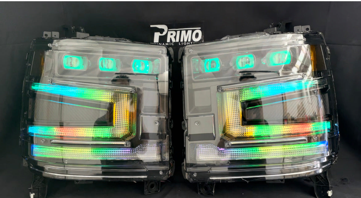 CHEVROLET SILVERADO 1500 (16-18): XB LED HEADLIGHTS - PRIMO DYNAMIC