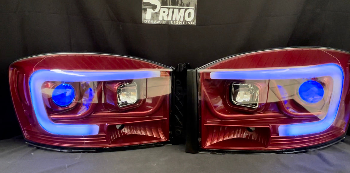 Dodge Ram 06-08 Prebuilt Cyclops Edition Headlight - PRIMO DYNAMIC