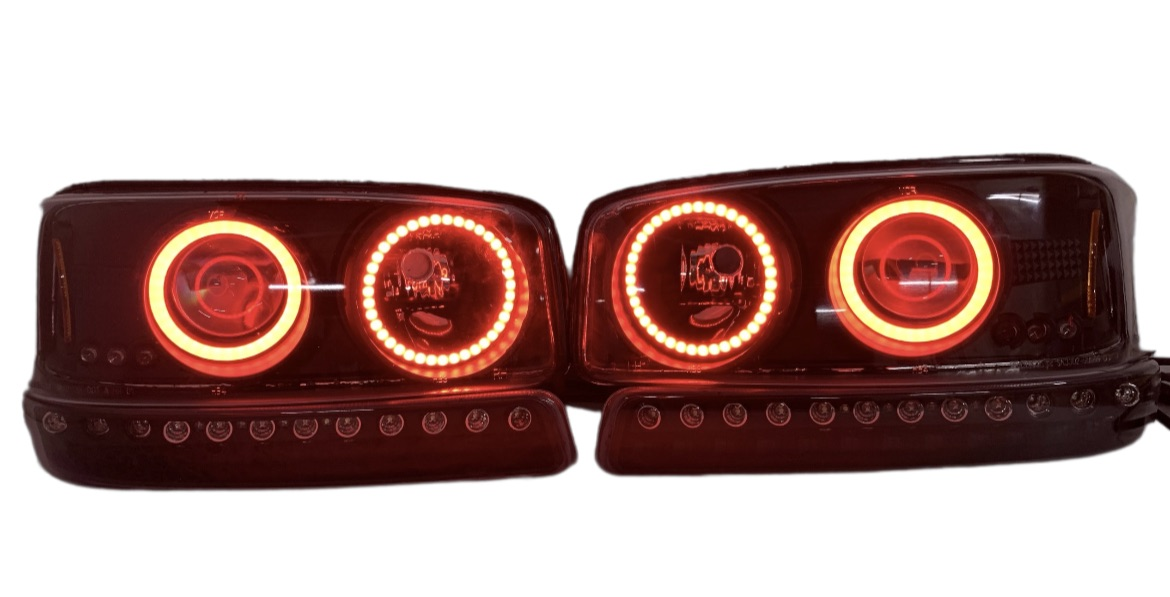 1999-2006 GMC Sierra/Yukon LED Headlights - PRIMO DYNAMIC