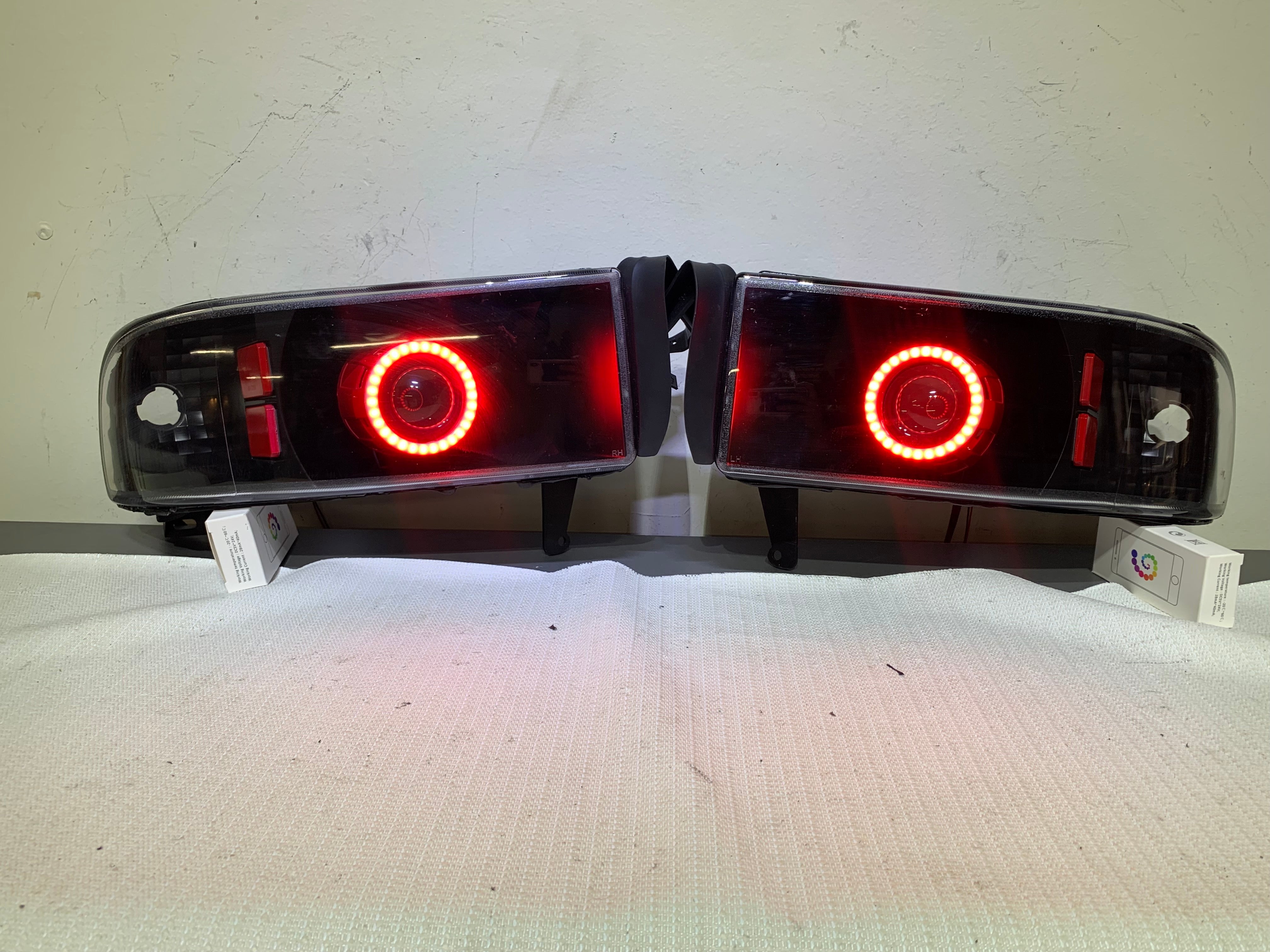 1994-2002 Dodge Ram Prebuilt LED Headlights - PRIMO DYNAMIC