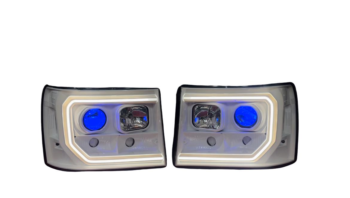 2007-2013 GMC Sierra Cyclops Edition Headlights - PRIMO DYNAMIC