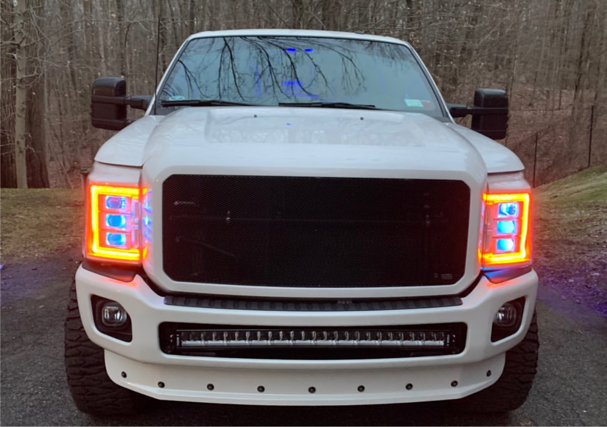 2011-2016 f-250 f-350 super duty Prebuilt LED Headlights by morimoto - PRIMO DYNAMIC
