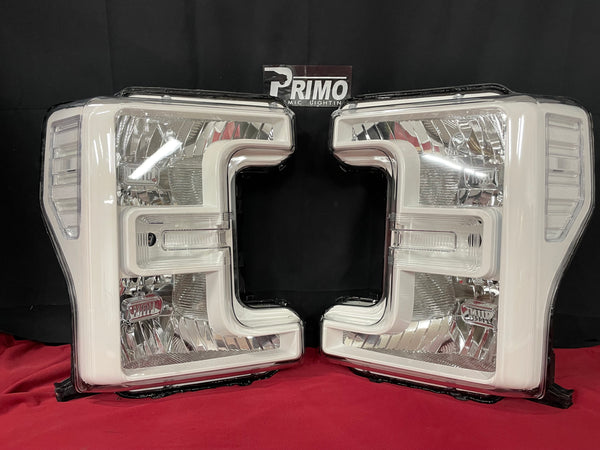 2017-2019 Ford F-250/F-350 Headlights (Halogen Model Only) - PRIMO DYNAMIC