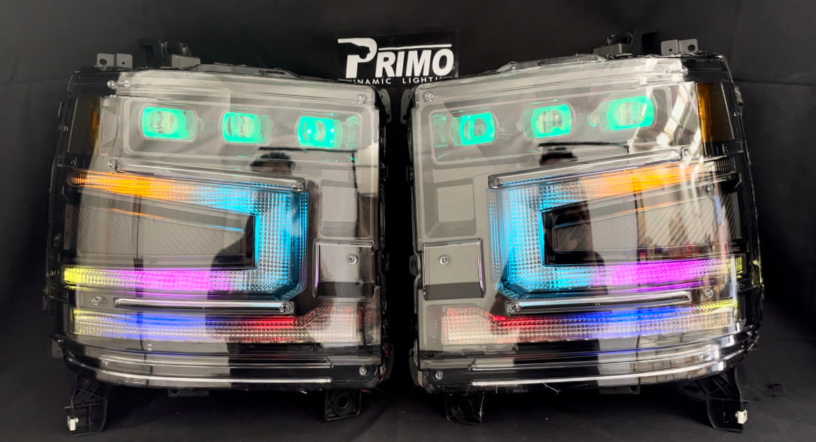 CHEVROLET SILVERADO 1500 (16-18): XB LED HEADLIGHTS - PRIMO DYNAMIC