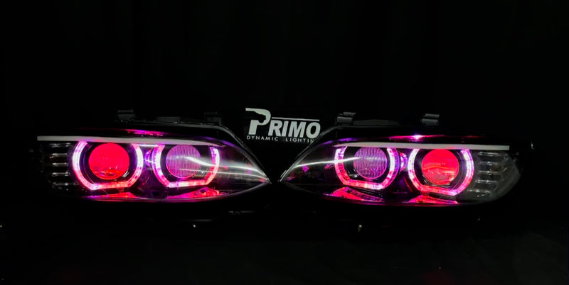 2007-2010 BMW E92/E93/328i/335i/M3/Coupe LED DRL Headlights - PRIMO DYNAMIC