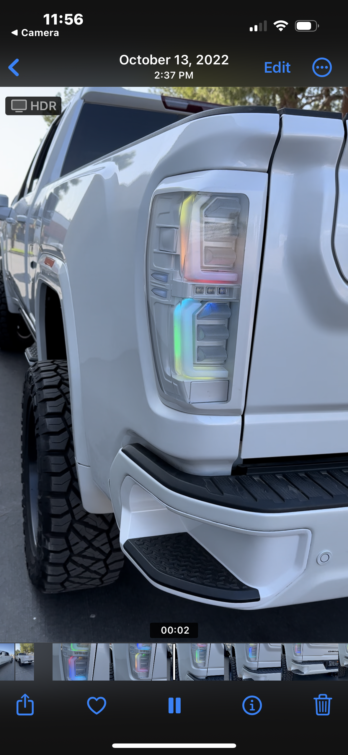 2019-2023 Gmc sierra Tail lights