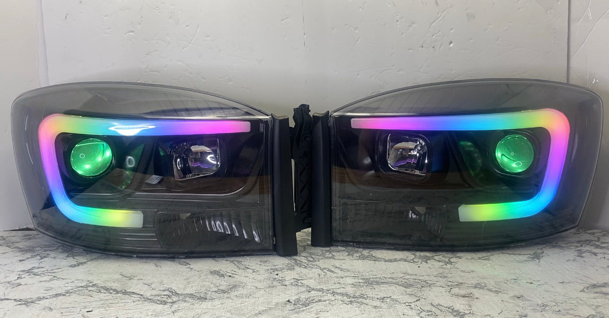 dodge ram 06-08 prebuilt custom headlight - PRIMO DYNAMIC