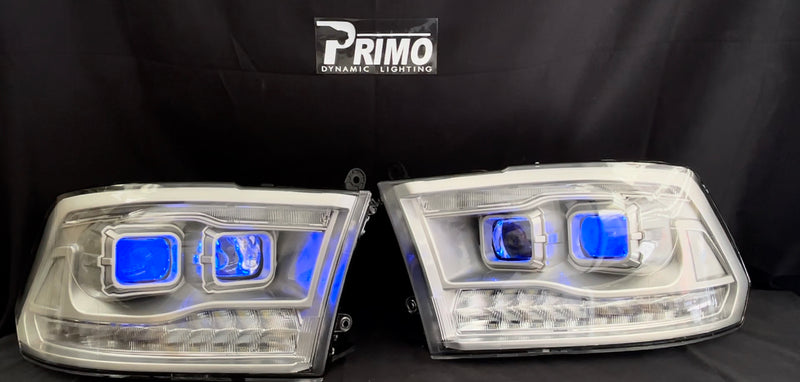 2009-2019 Dodge Ram Projector Prebuilt Headlights Cyclops Edition - PRIMO DYNAMIC