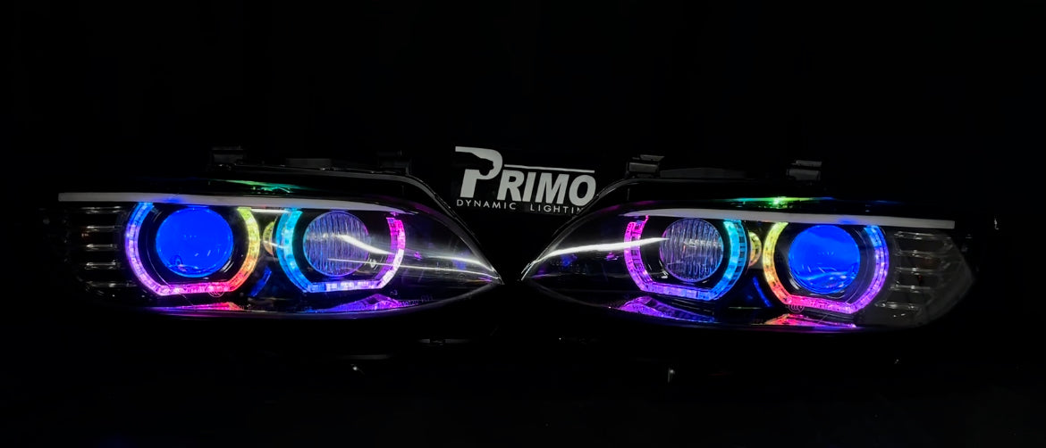 2007-2010 BMW E92/E93/328i/335i/M3/Coupe LED DRL Headlights - PRIMO DYNAMIC
