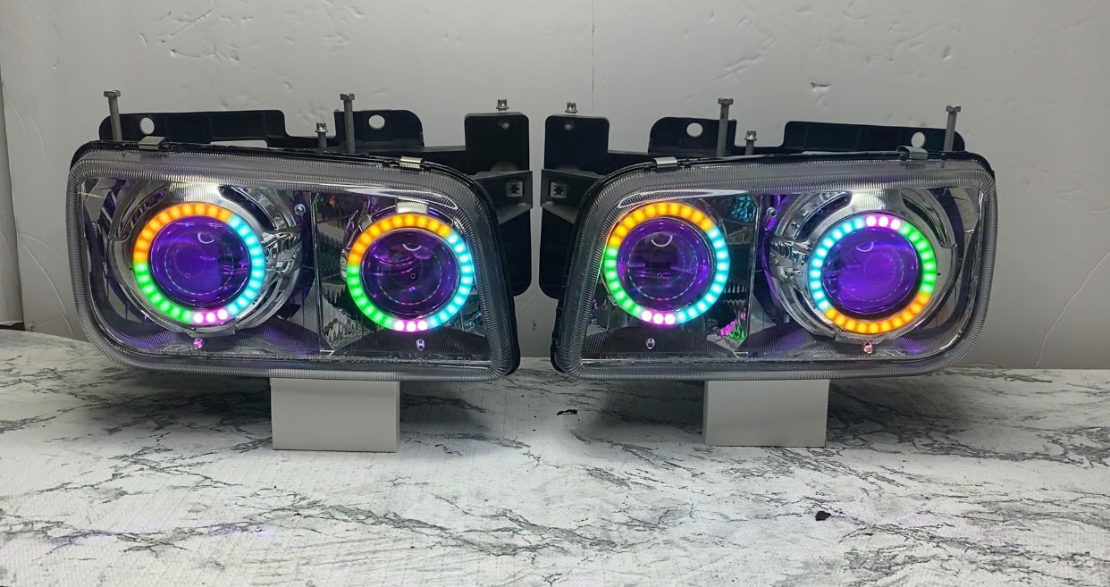 Cadillac Escalade 1999-2000 custom prebuilt headlights - PRIMO DYNAMIC