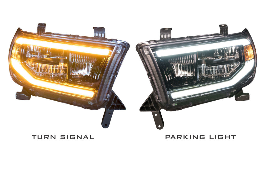 2007-2014 Toyota Tundra Prebuilt Headlights "LED XB HEADLIGHTS" - PRIMO DYNAMIC